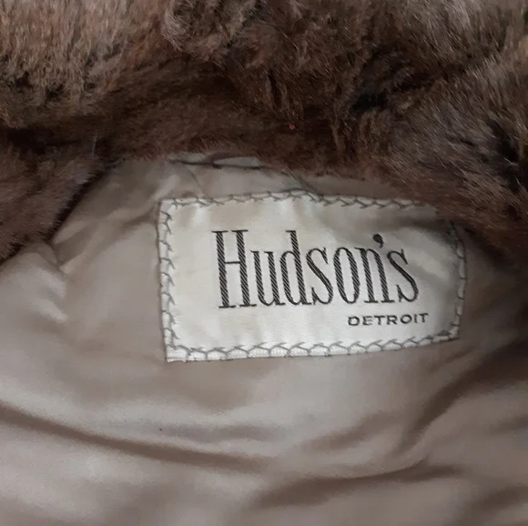 VTG Hudsons Detroit Fur Stole